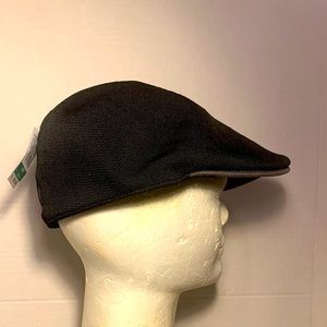 Kangol Men’s black hat, size large, light weight, tropic 507, new with tags